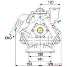 Permetező membránszivattyú 117 l/perc (BP125K)