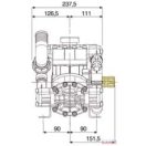 Permetező membránszivattyú  68 l/perc (BP75)