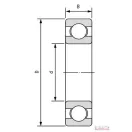 61916 (80x110x16)  csapágy