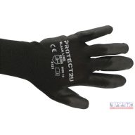 Védőkesztyű szerelő gumírozott (fekete)