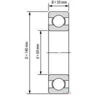 6313 2RS (65x140x33) csapágy
