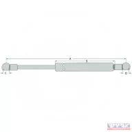 Ajtó teleszkóp 320mm