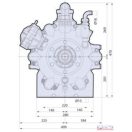 Permetező membránszivattyú 254 l/perc (AR250BP C/C)