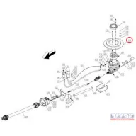 Strautmann hajtómű tartólemez