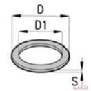Lapos gumi tömítés  32x44x3 (1")