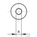 Csavar   6x 10 BKNY, LF, 10.9