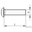 Csavar   6x 10 BKNY, LF, 10.9