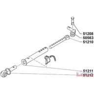   CNH Alsó függesztőkar oldalstabilizátor (5189644, 5184540, 47123374)
