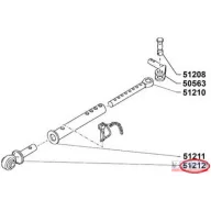   CNH Alsó függesztőkar oldalstabilizátor csapszeg (5174917)