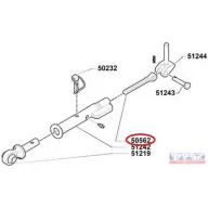   CNH Alsó függesztőkar oldalstabilizátor menetes orsó M27x3