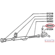   CNH Alsó függesztőkar oldalstabilizátor csapszeg (5103861)
