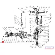 MTZ-82 tengelycsonk 5 csavaros  / import /