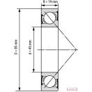 7209 (45x85x19) csapágy