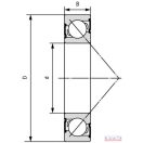 7316 B-XL-TVP (80x170x39) FAG csapágy