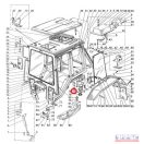 MTZ fülketartó gumibak alátét