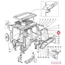 MTZ üveg oldal 3 furatos