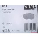 Brake pad Royal Brake WVA 23600 19.2
