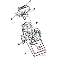 Multi gyorscsatlakozó hüvely DN-06, 9/16"UNF