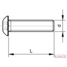 Csavar   8x 20 BKNY, LF