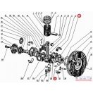 MTZ főtengely támasztó csapágy