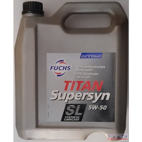 FUCHS TITAN SUPERSYN SL 5W-50; 5 liter