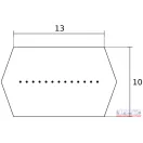 Ékszíj 13x10x2311 Li (Hatszögletű) fűnyíró traktorra