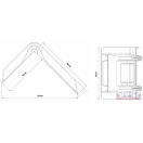 Rakományrögzítő (spanifer) élvédő 155x200x150