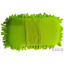 Autómosó szivacs mikroszálas zöld
