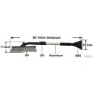 Hóseprű jégkaparóval teleszkópos nyéllel