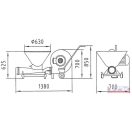 Pneumatikus gabonafúvó  4 to/óra