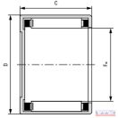BK 2518 (25x32x18) csapágy