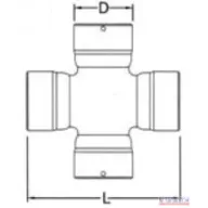 Kardánkereszt 27x 74,6 Carraro