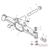 CARRARO Tányérrugó (47,5x70x2,5)