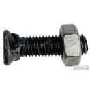 Lándzsa csavar+anya M10x40