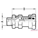 Gyorscsatlakozó 7/8" hüvely külső menetes klímához