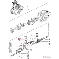 Üzemanyag elzáró mágneses szelep (solenoid) 12V (A77753)
