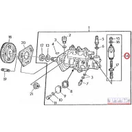   Üzemanyag elzáró mágneses szelep (solenoid) 12V (RE22744, RE54064)