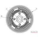 John Deere viszkókuplung (AL200918)