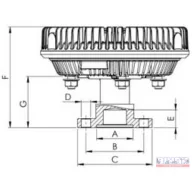 John Deere viszkókuplung (AL118091)