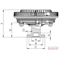 John Deere viszkókuplung (AL155874)