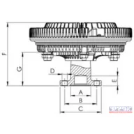 John Deere viszkókuplung (AL155873)