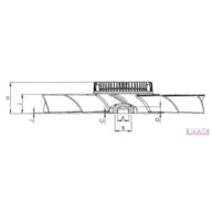 Hűtőventillátor 12V DN-455mm viszkókuplunggal 
