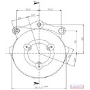 Fékszerkezet D-171,2 (6,5"), (5129473)