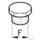 Zárócsavar 3/4"   sárgaréz