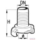 GEKA körmös kapcsoló DN-40