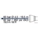 Permetező szórópisztoly 1/2" BSP csatlakozás 60bar, L-700mm