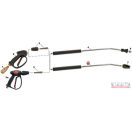 Mosópisztolycső 280bar L- 900 fej nélkül