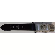 Golyóscsap  3/8"-1/2" kis nyomású SX bal