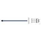 Mosópisztoly 1/2" BSP csatlakozás 250bar, L-720mm