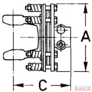 Kardán kuplung  900Nm 27x74,6